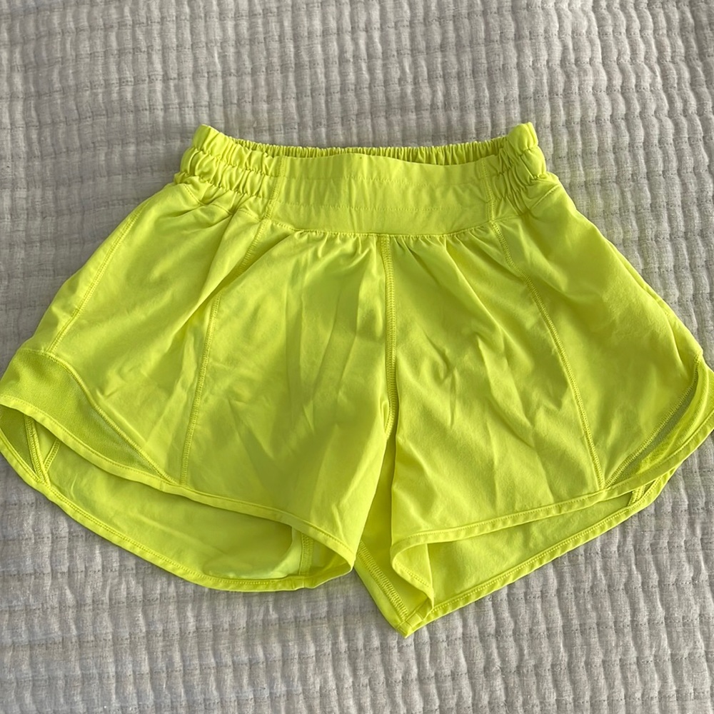 Neon Lululemon Shorts